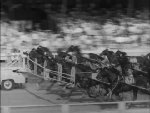 08/09/56 The Intruder wins 31st Hambletonian Stakes at Goshen, N.Y.