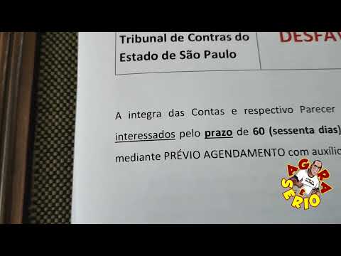 JÁ CHEGOU AS CONTAS COM O PARECER DESFAVORÁVEL DO TRIBUNAL DE CONTAS DO GOVERNO AYRES 2021.