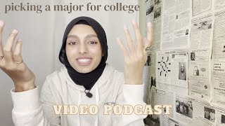 video podcast: how I picked my major in college - an in-depth explanation (UCLA history senior)