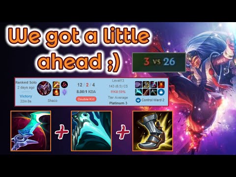 Shaco stomping thru Platin - Season 11 Ranked [League of Legends] Full Gameplay - Infernal Shaco