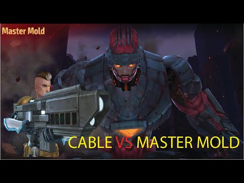 CABLE T3 VS MASTER MOLD | GIANT BOSS RAID | MARVEL FUTURE FIGHT