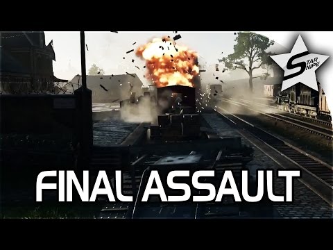 Battlefield 1 Single Player Gameplay - Through Mud and Blood Part 7 - "Final Trainyard Assault"