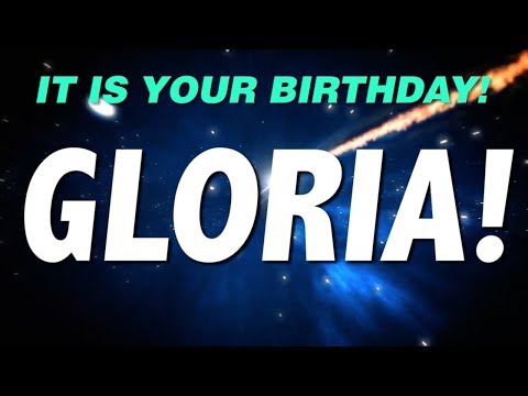 HAPPY BIRTHDAY GLORIA! This is your gift.