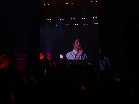 280718 - 2018 Kim Donghan The 1st Fanmeeting in Bangkok  - Record me ft. Sanggyun