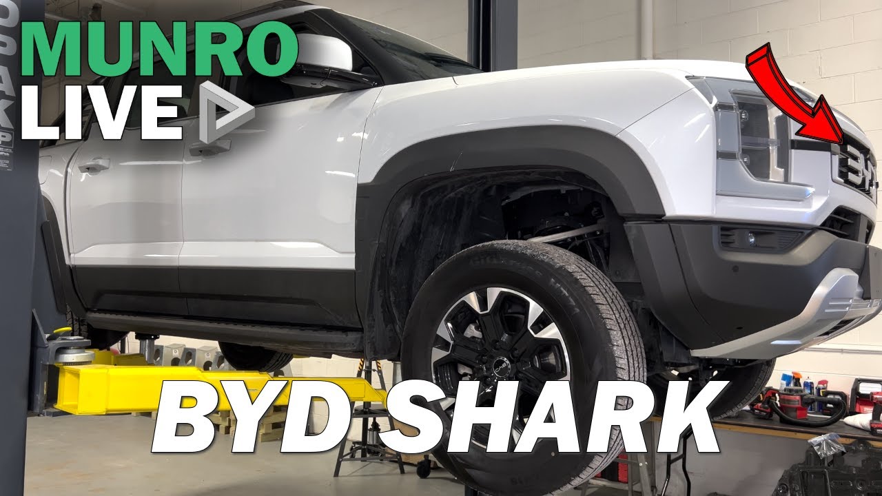 BYD Shark: On the Hoist & Under the Hood