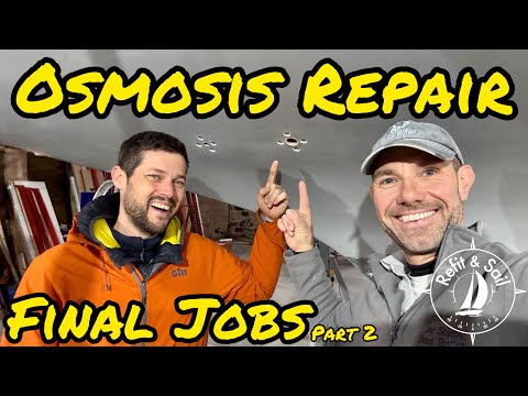 Finishing-Up 2 - Seacocks, Cockpit Drains, Rudder & Keel - Osmosis Repair Guide - S&S34 (Part 5-2)