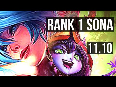 SONA & Draven vs LULU & Kai'Sa (SUPPORT) | Rank 1 Sona, 1/1/13 | NA Challenger | v11.10