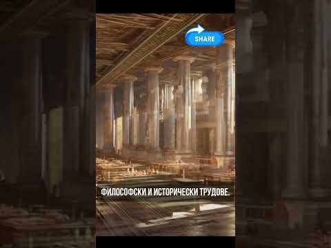 Загубеното знание на човечеството – Александрийската библиотека!
