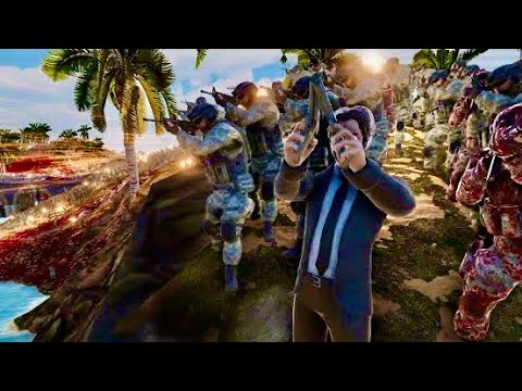 Human Army Attacks to Free Island of Evil Ogre King - Ultimate Epic Battle Simulator 2 | UEBS 2