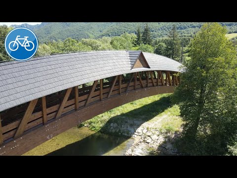 Cyklotrasa Terchová - Varín. Unikátne drevené mostíky a fascinujúce scenérie Malej Fatry