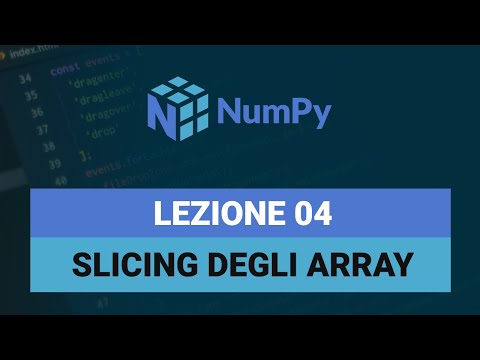 Array Slicing - NumPy Tutorial English 04