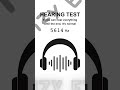 Hearing Test Are My Ears Healthy Test Hearing