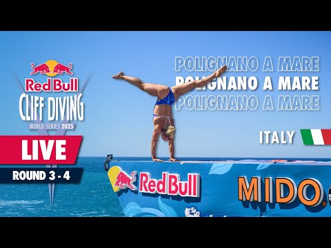 Cliff Diving in Polignano a Mare, Italy | ROUND 3+4 | Red Bull Cliff Diving World Series 2025