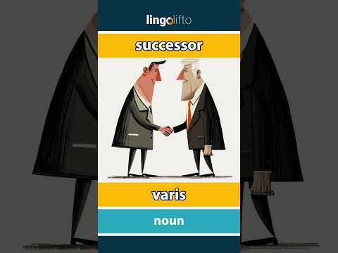 🇬🇧🇹🇷 successor - varis : learn English : İngilizce öğrenelim : vocabulary builder
