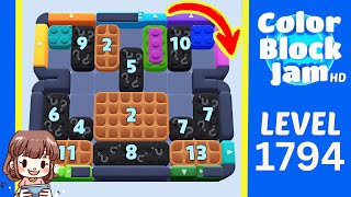 Solution du Niveau 1794 de Color Block Jam