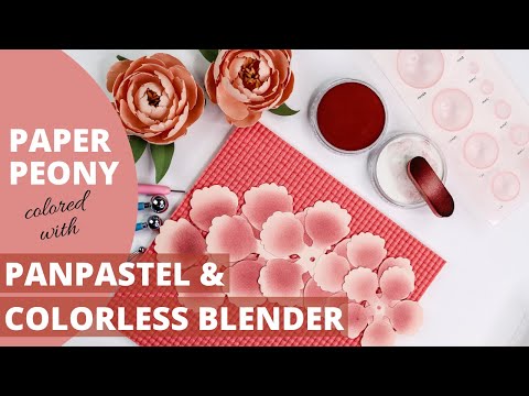 Paper Peony | Paper Flower Tutorial with PanPastel