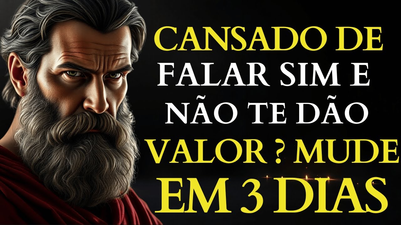 Saberes Estoicos: Eu Aprendi a Dizer Não em 3 Dias e Mudei Minha Vida