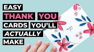 Cute DIY Thank You Card (in under 5 minutes!)
