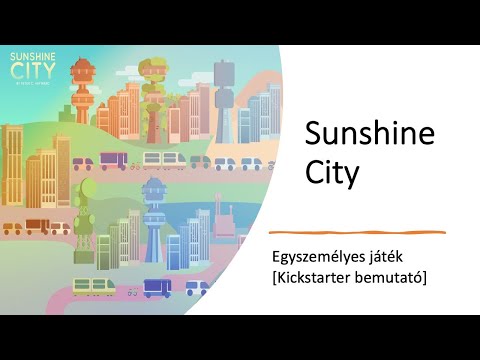 Sunshine City - Egyszemélyes játék [Kickstarter bemutató] - Robert SoloPlay