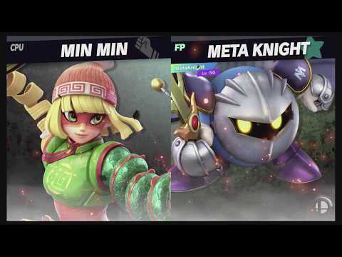 Super Smash Bros Ultimate Amiibo Fights – Min Min & Co #271 Min Min vs Meta Knight
