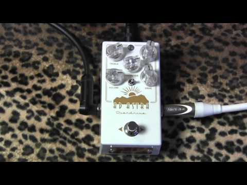 Mad Mojo Electronics AD ASTRA Overdrive demo with Warmoth Mooncaster