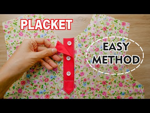 , title : 'How To Make Perfect Placket Easily And Quick | Placket Sewing Tutorial | Sewing Tips And Tricks'