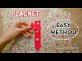 How To Make Perfect Placket Easily And Quick Placket Sewing Tutorial Sewing Tips And Tricks
