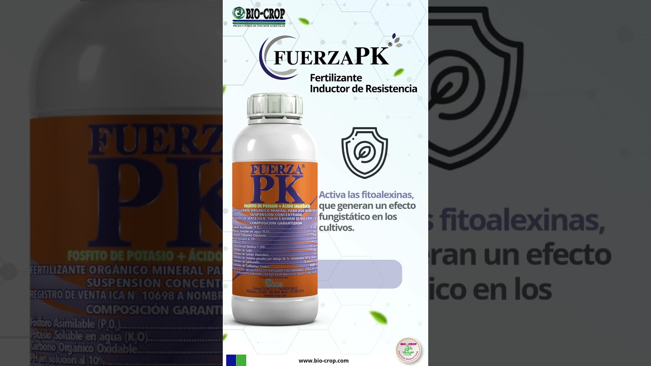 FUERZA PK, inductor de resistencia  #agriculture #bioinsumos #plantas #agroquimicos #natural