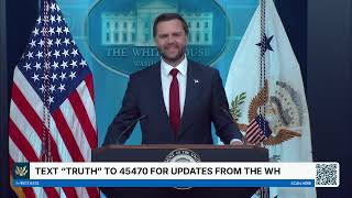 Vice President JD Vance Briefs Members of the Media, Sep. 3, 2026