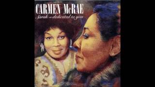 Carmen McRae / Dedicated To You