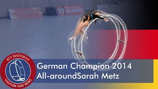 Deutsche Meisterin in Rhönrad Mehrkampf 2014 Sarah Metz