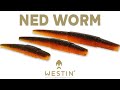 Westin Ned Worm Gummi-Wurm 7cm - 3g - Motoroil Pepper