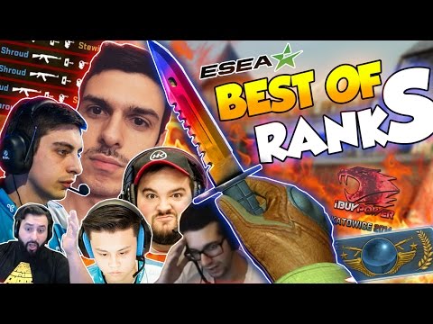 CS:GO - BEST OF ESEA Rank S! #2 ft. Shroud, Stewie2k, m0E, DaZeD & More!