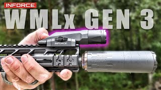Inforce WMLx + IR. Gen 3 Rifle Light