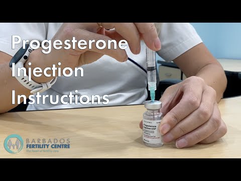 Progesterone Injection Instructions for IVF | Step by Step Progesterone Instructions | Barbados IVF