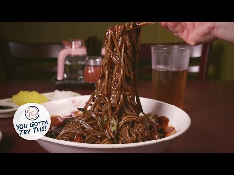 Korean Jajangmyeon Black Bean Noodles Cures Heartbreak | Check, Please! Bay Area