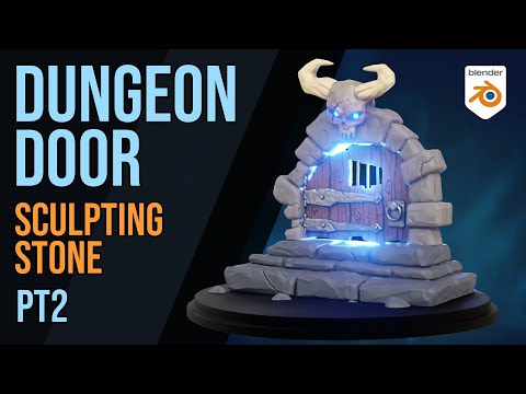 Dungeon Door   Pt2   Sculpting Stone