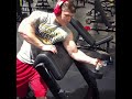 20 Y/O bodybuilder (bicep workout)