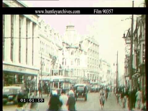 Cardiff, St. Mary's Street, 1930's -- Film 90357