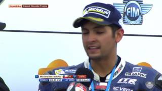 Valencia Interview Max Scheib Winner Superbike race (English) video