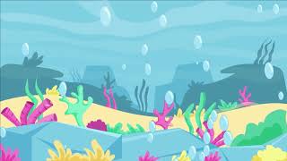 Unser water sea 4k background video for cartoon animation - Video Loop @vfxtools
