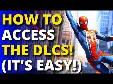 SPIDERMAN: HOW TO ACCESS THE DLCS (IT'S EASY!)