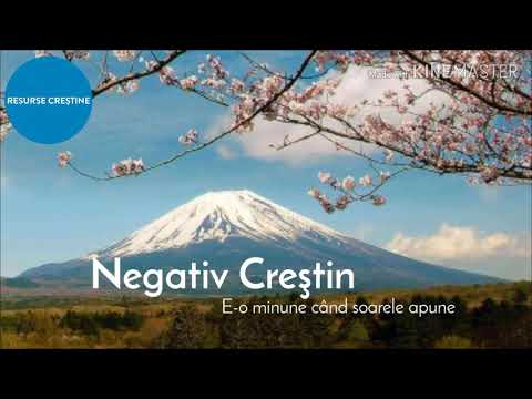 E-o minune când soarele apune - Negativ Creştin