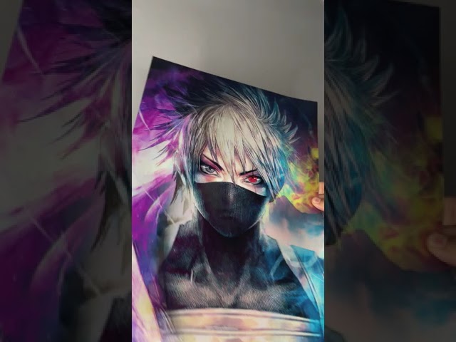 لوحة جدارية تعلق بالستكر او بالمسمار لمحبين انمي ناروتو افضل 3 شخصيات