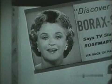 20 Mule Team Borax (with Rosemary DeCamp on box) Commercial | 1960s | US