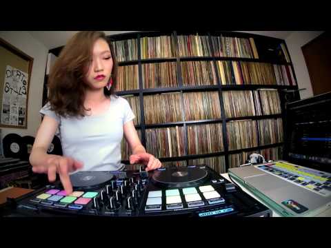 DJ SARA ★ Freestyle Scratch with djay Pro and Reloop Beatpad 2