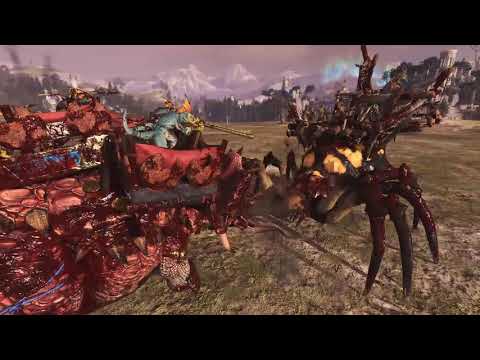 The Arachnarok Queen VS The Thunderous One | Total War: Warhammer 2