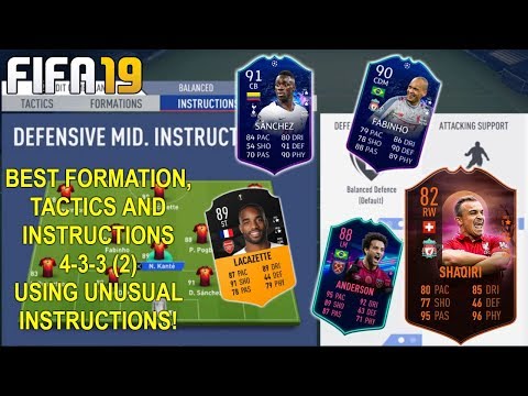 BEST 4-3-3 (2) FORMATION, TACTICS AND INSTRUCTIONS - FIFA 19 TUTORIALS