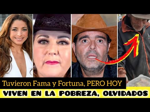 Forgotten and Living on the Streets; 20 Mexican Singers Who Achieved Success and Fortune