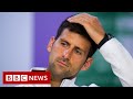 Novak Djokovic breaks silence over Covid vaccine refusal - BBC News